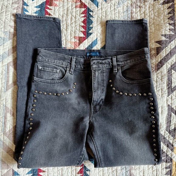 Levi's Made & Crafted Women's Cigarette Jeans with Studs size 29 - Picture 3 of 14